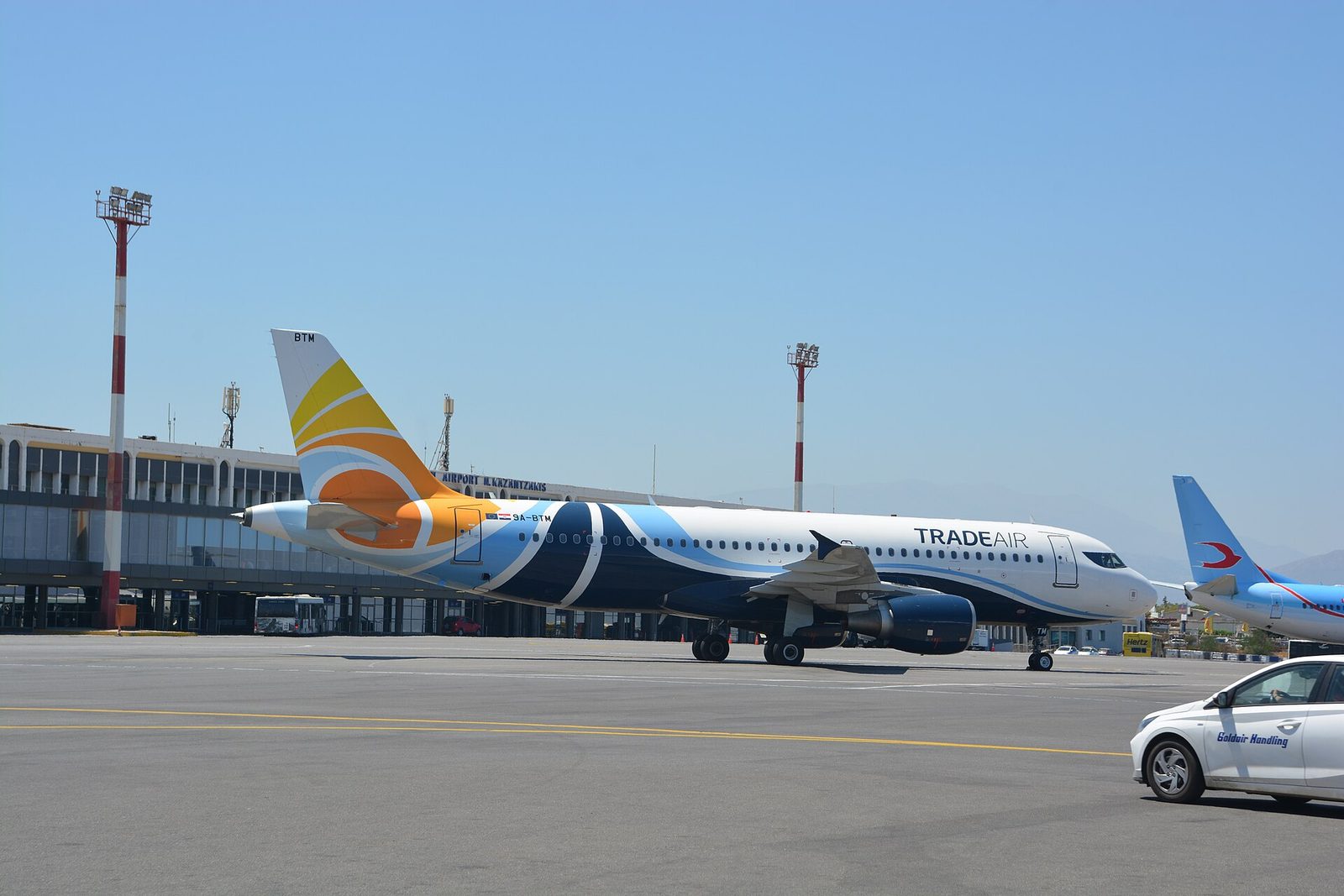 Heraklions flygplats på Kreta